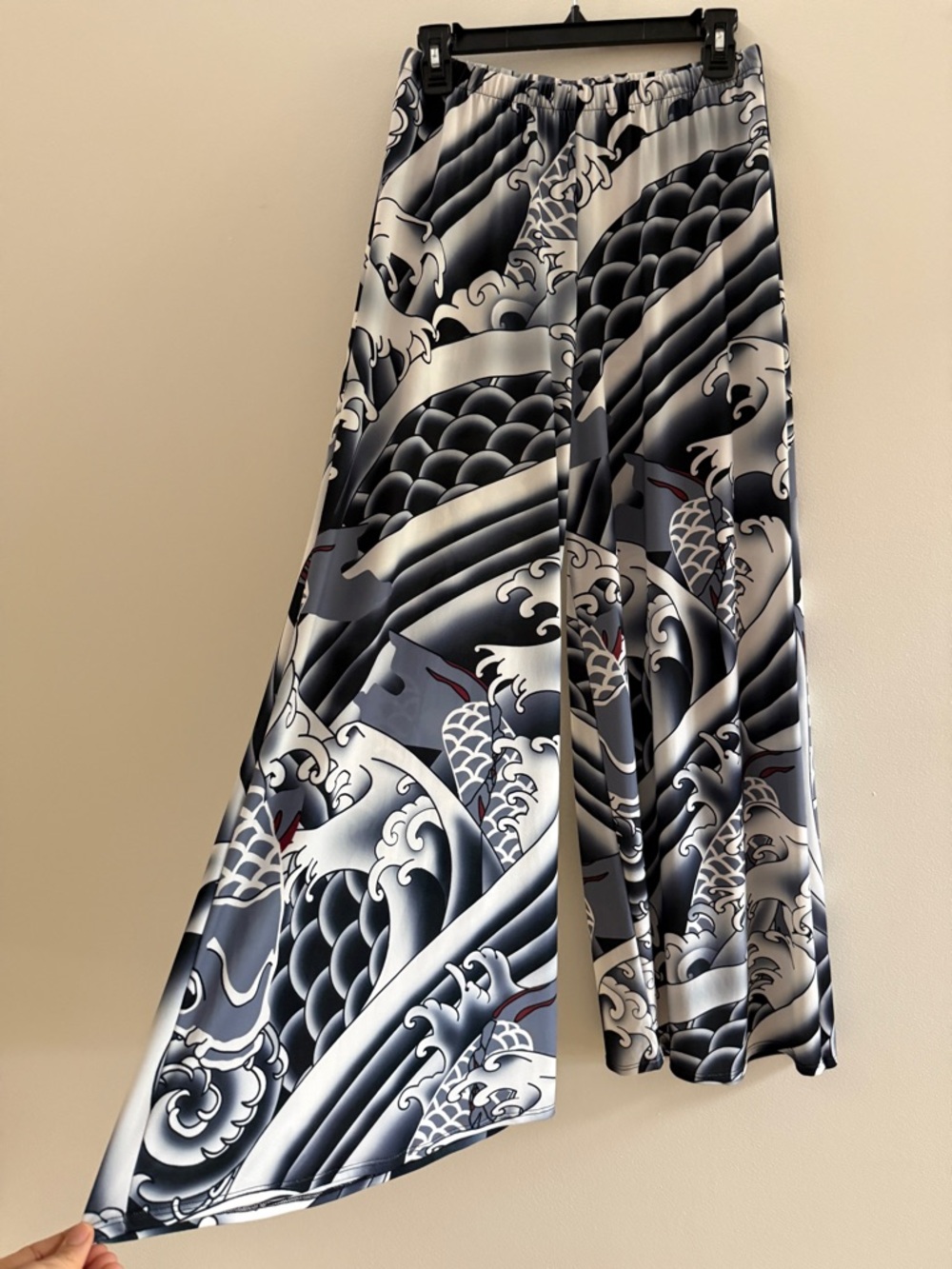 ANNE NAMBA Wide-Leg Pant Pants, Size Medium, Multicolored